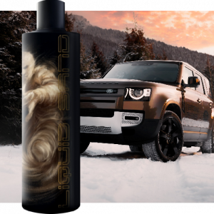 Product image of Liquid Sand product with SUV in background.